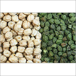 White and Green Chickpeas
