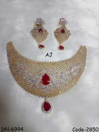 American Diamond Choker Necklace