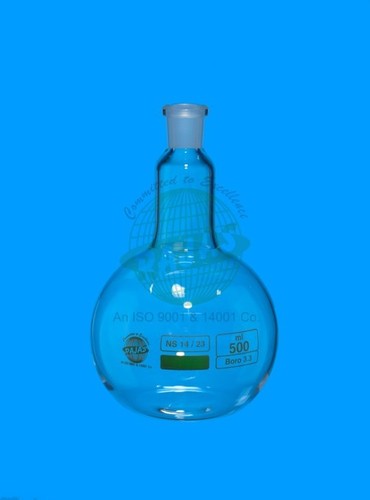 Single Neck Flat Bottom Flask