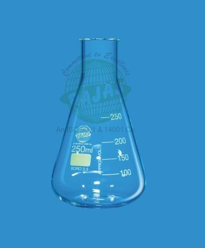 Narrow Neck Erlenmeyer Flask Equipment Materials: Borosilicate 3.3