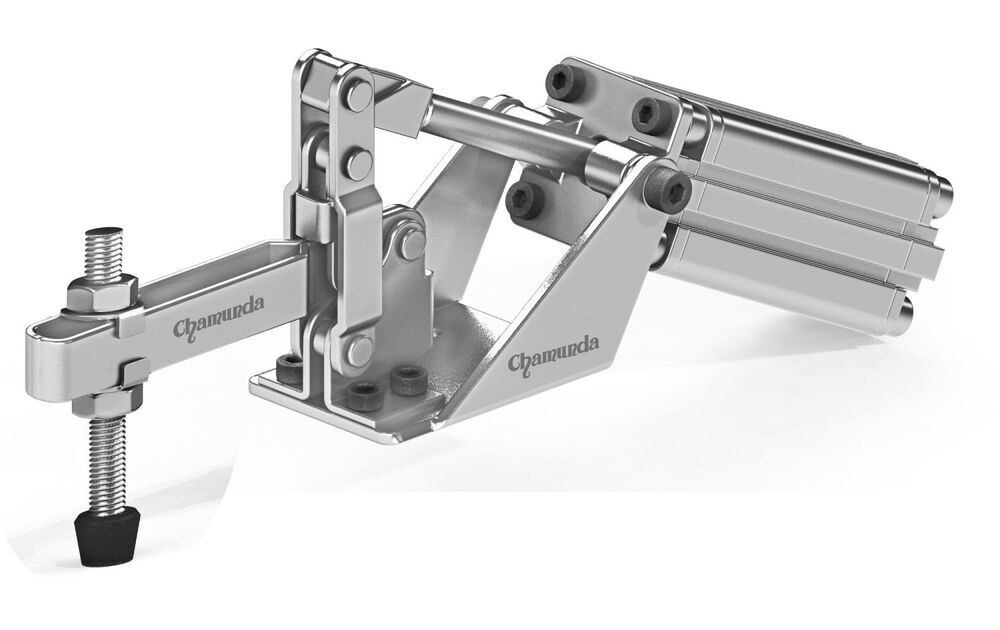 Vertical Toggle Clamp - Color: Silver
