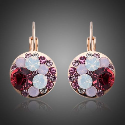 Red Crystal Earrings