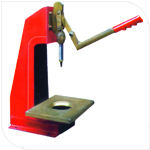 Golden And Red Hand Operated Toggle Press