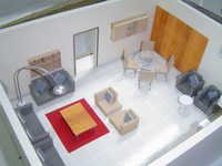 3d Sample Flat - Acrylic, 1:50 Scale, Matte Finish | Pre-built, High Detailing, Visual Planning, Space Optimization, Customization Options