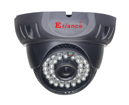 ES-108CM70 - Plastic Housing, Black, 3.6mm Lens, 700TVL, 36 LED IR Dome Camera | Night Vision 25-30m, Wide Angle, Indoor/Outdoor