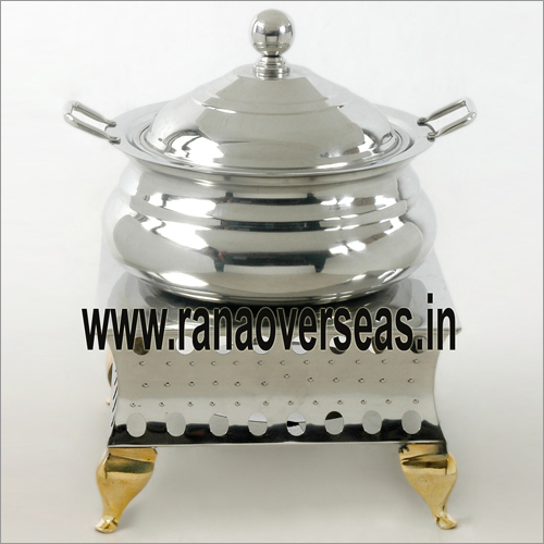 STEEL SQUARE BASE CHAFING DISH