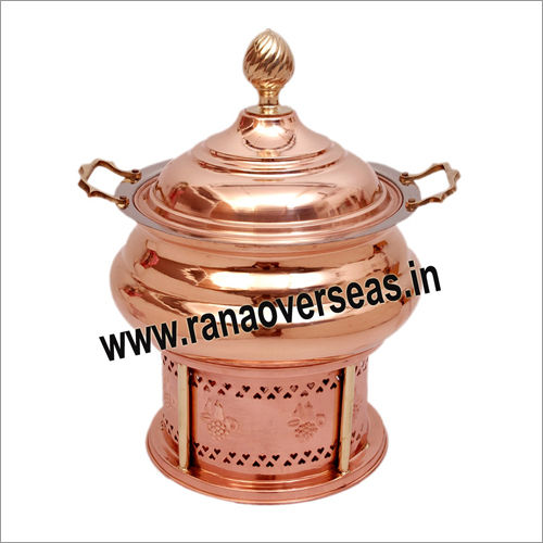 COPPER TABLE TOP CATERING SERVING DISHES