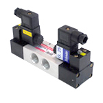Solenoid & pilot operated High Flow Valves - G 1/4 - 5/3