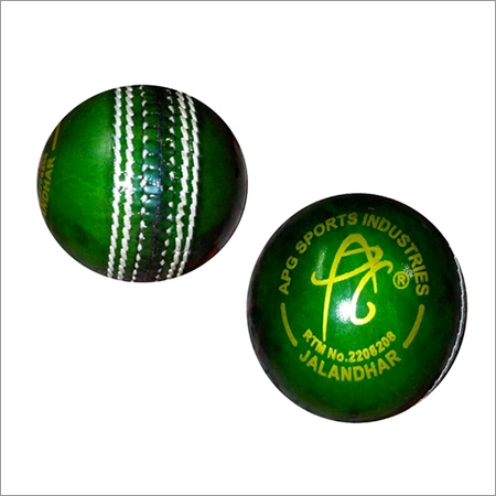 Apg Green Promotional Leather Cricket Ball Age Group: Adults