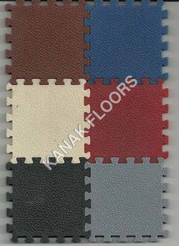 Multicolor Interlocking Rubber Tiles