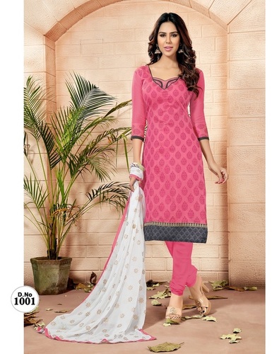 Salwar Suits Chanderi Dress Material