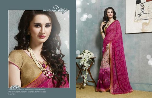 Multi Fancy Party Wear Saree