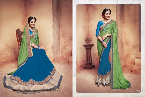 Multi Stylish Ladies Saree