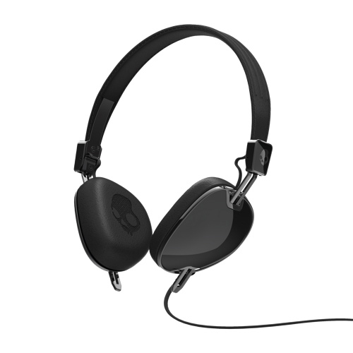 Skullcandy S5AVDM161 NAVIGATOR Over Ear Headphones with Mic (Black)