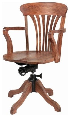 Wooden Revolving Chair