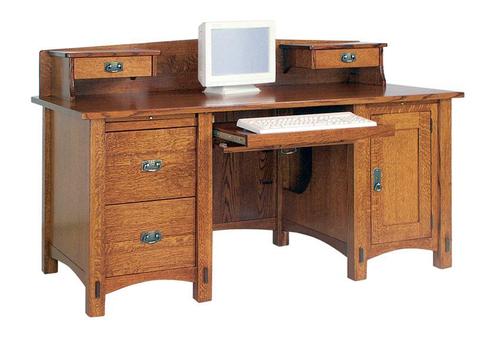 Bench Wooden Computer Workstation