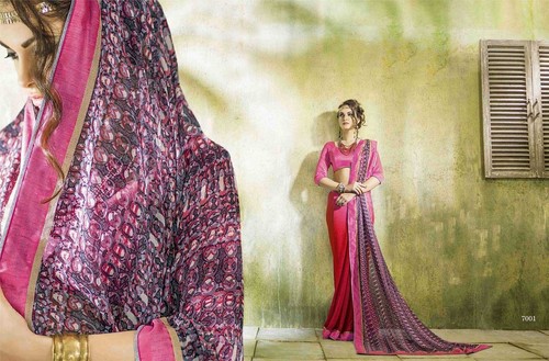 Designer Printed Saree