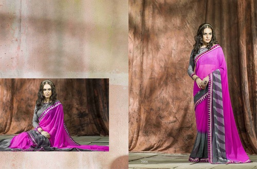 Multi Designer Georgette Saree