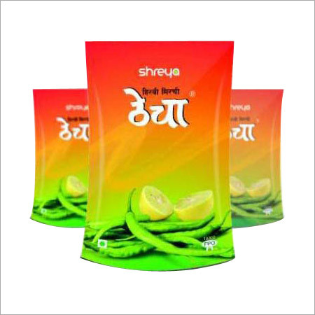 Hirvya Mirchi Cha Thecha