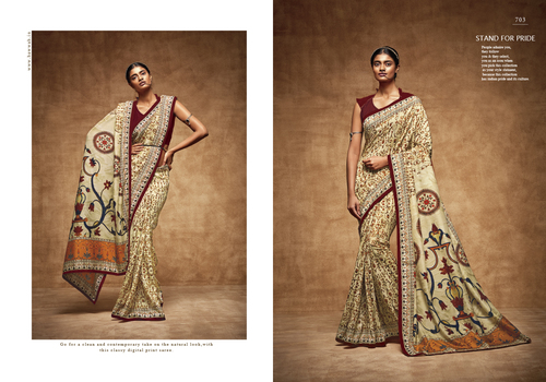 Tussar silk saree