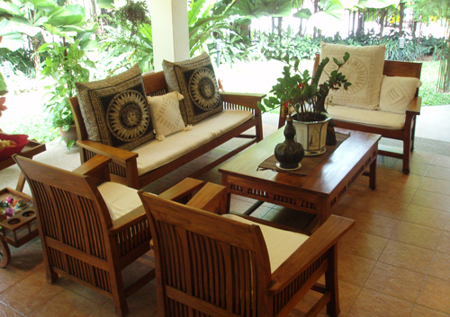 Designer Wooden Sofa Set