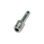 3621 - Nickel Plated Brass, BSP Taper Male Stud Standpipe, FKM Seals, Up to 30 Bar, -20 to +150°C, FDA Compliant, Corrosion Resistant, Easy to Clean