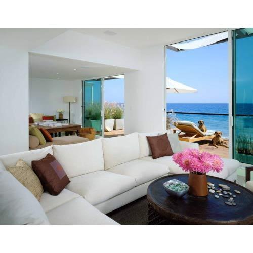 Home Interior Solutions - Fabric Variable Dimensions White | Comfortable Seating Durable Fabric Modern Design Space Saving Stylish