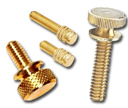 Brass Knurled Screws