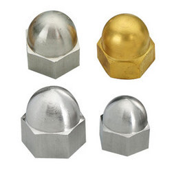 Brass CP Finish Dome Nut