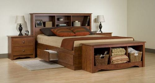 Designer Wooden Double Cot