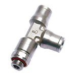 3693 - MALE STUD RUN TEE, BSP PARALLEL AND METRIC