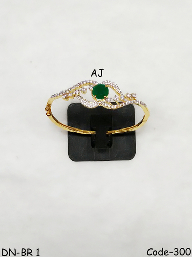 American Diamond Bracelet with Colour Stone