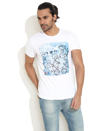 Lee White Time & Tide Wait For No Man T-Shirt