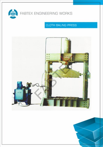 Cloth Baling Press