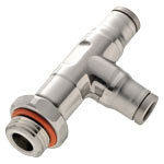 3893 - MALE STUD RUN TEE, BSP PARALLEL THREAD