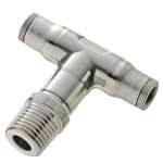 3908 - MALE STUD BRANCH TEE, BSP TAPER AND NPT THREAD