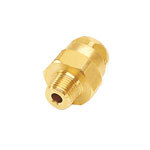 6101 - Brass Stud Fitting With Metric Parallel Thread, Double Sealing, Secure Disconnection, 60 Bar, -40 To +120 C