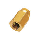 6114 - Brass, Metric Parallel Thread, Up To 60 Bar, - Double Sealing, Secure Disconnection, Manual Connection, RoHS Compliant
