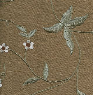 silk dupion embroidered fabrics