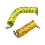 1480P - Polyamide Semi Rigid Tubing 1/4 Inch x 4 Feet, Recoil Hose with Protection Springs, Pressure and Temperature Resistant