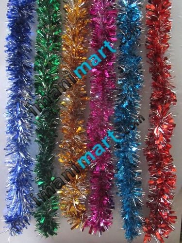 Event Decoration Streamers - Dual Colour Tinsel 6ft, Pack of 18, Multicolor, Versatile Festive Decoration
