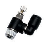 7645 - FLOW REGULATOR,EXHAUST,SWIVEL OUTLET,BSPT & NPT