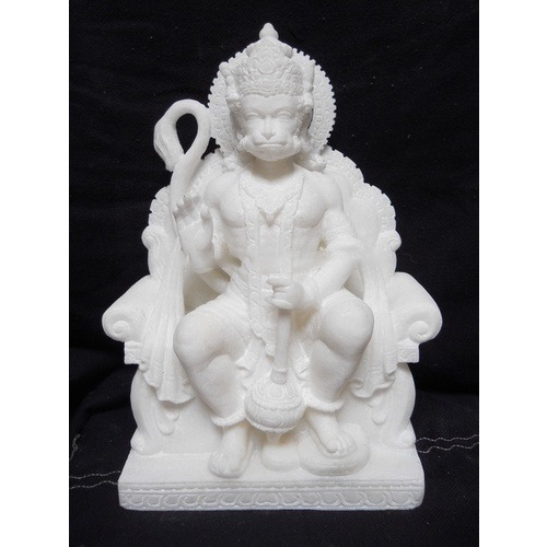 Marble Bajrangbali Statue