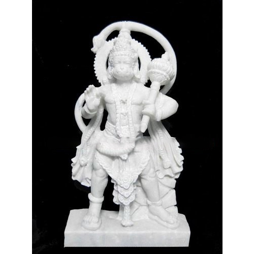 Marble Maruthi Hanuman Statue - Feature: Easy To Clean