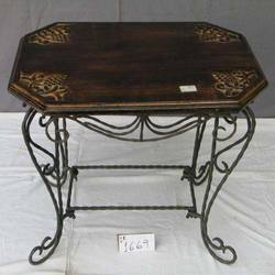 Table With Carved Top