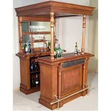 Wooden Corner Bar Cabinet