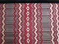 Modern Upholstery Fabrics - Chenille 54" Widex12 Oz, Burgundy Zigzag | Durable, Shrink Resistant, Soft Texture, Vibrant Colors, Tear Resistant