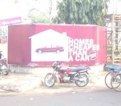 Red And White Toilet Construction On Bot Basis