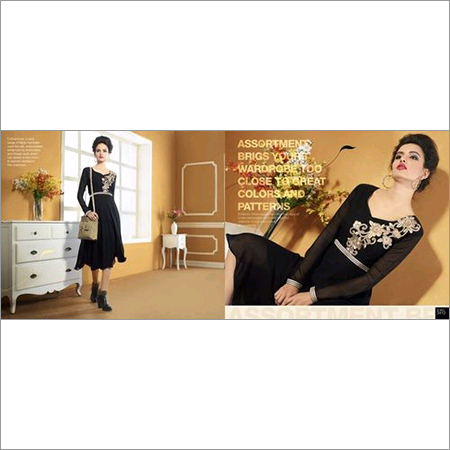 Online Designer Kurtis - Georgette Fabric, Full Stitch, Sizes L-XXL | Stylish Printed Party Wear