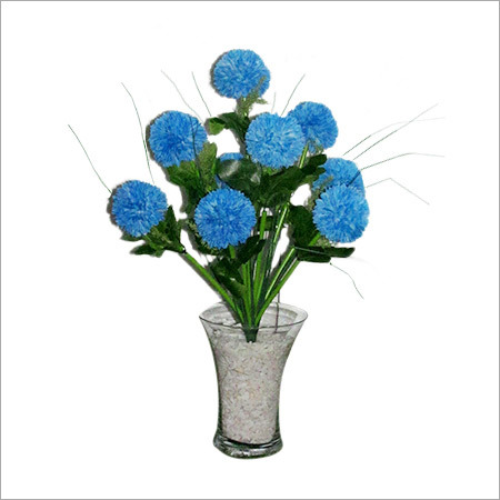 Artificial Flowers & Plants - Plastic & Fabric, 12 Inches, Blue | Realistic Look, Easy Maintenance, Durable, Versatile Decor